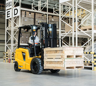 electric forklift image